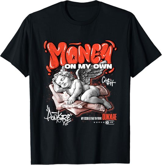 Dunkare Money Cash Georgia Peach 3S Matching T-Shirt, Dunkare T-Shirt
