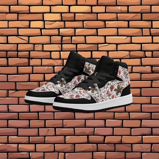 Stranger character High-top Sneakers