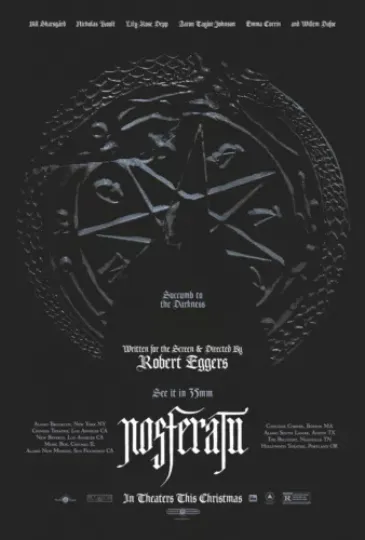 Nosferatu 2024 Movie Poster Wall Art - Bill Skarsgård