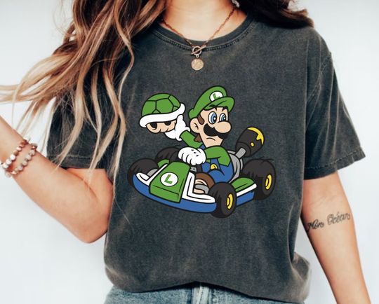 Super Mario Luigi Shirt,Super Mario Friends Shirt