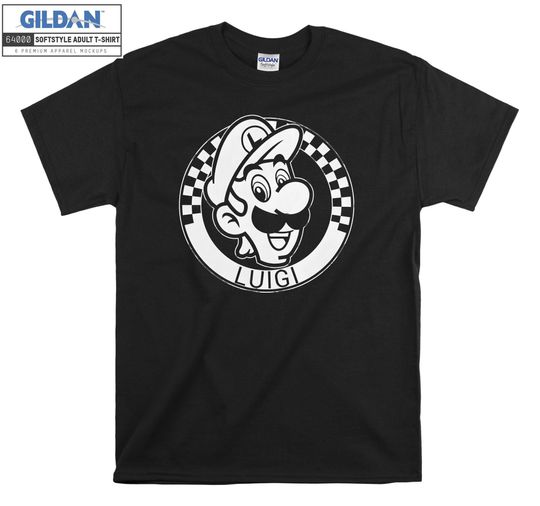 Super Mario Luigi Checkerboard T-shirt