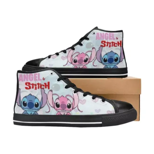 Stitch and Angel High Top Sneaker