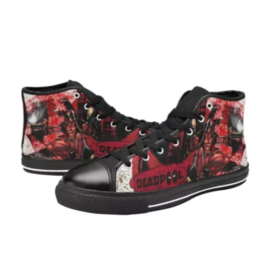 Deadpool 3 High Top Sneaker , Shoes Athletic