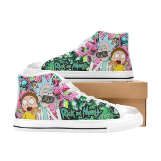 Rick and Rickandmorty  10 High Top Sneaker , Shoes Athletic