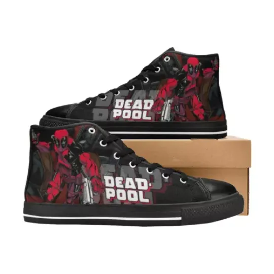 Deadpool 4 High Top Sneaker , Shoes Athletic