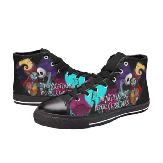The Nightmare Before Christmas High Top Sneaker , Shoes Athletic