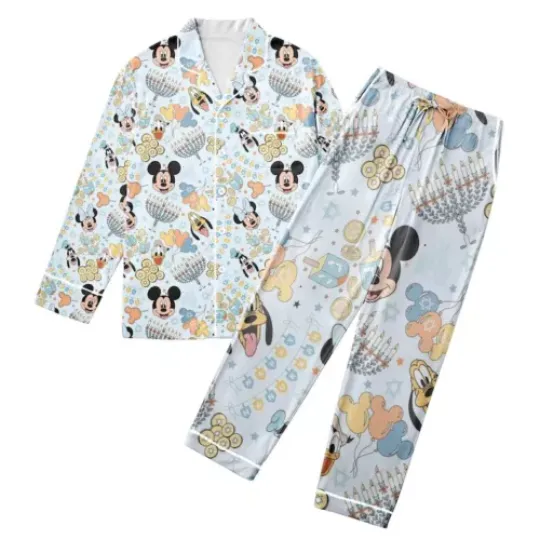 Disney Mickey and Friends Happy Hanukkah Pajamas Set Family