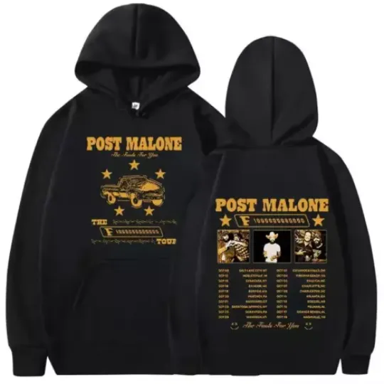 Post Malone Tour 2024 Album Hoodie For Fans Double-Sided