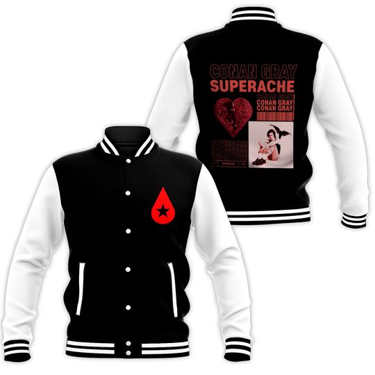 Conan Gray Found Heaven Superache  Baseball Jacket