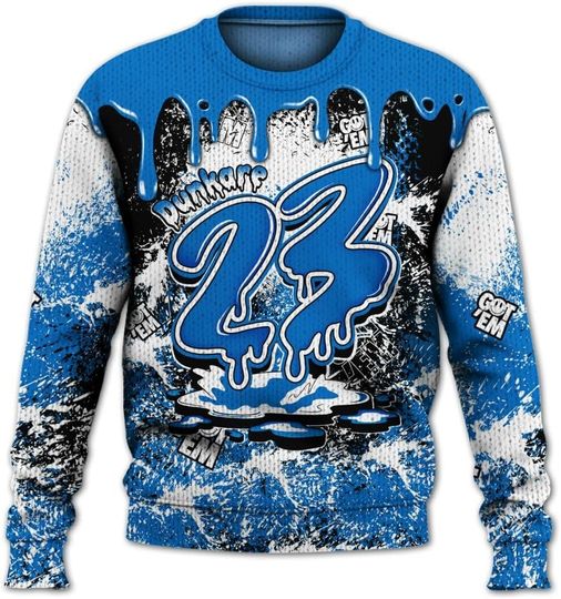 Dunkare Retro Blueberry 12s Sweater, 12 Blueberry Number 23 5s Knitted Sweater