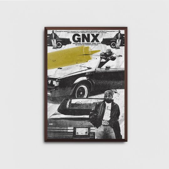 Kendrick Lamar GNX album poster, Kendrick Lamar poster