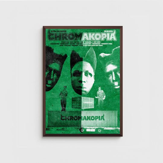 Tyler the Creator ,  Chromakopia poster