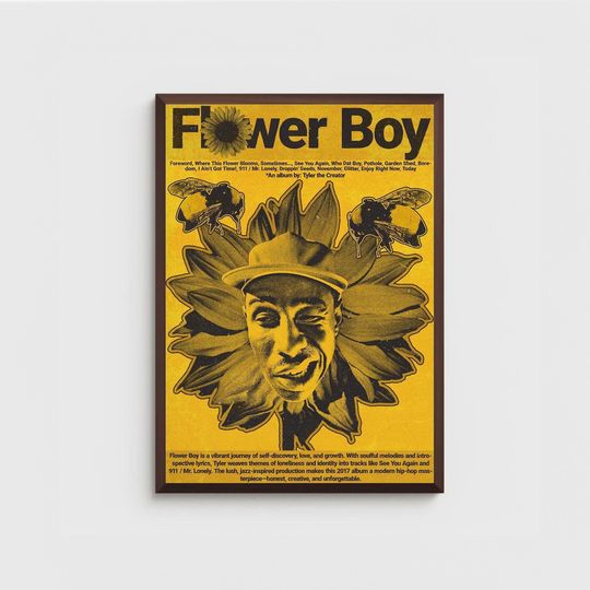 Tyler, the Creator poster, Flower Boy poster