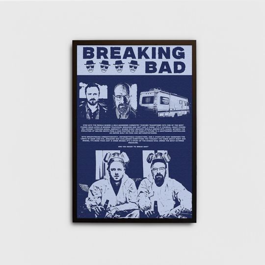 Breaking Bad poster/print, movie poster