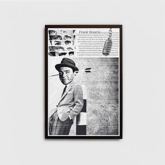 Frank Sinatra poster, Frank Sinatra prints, music poster