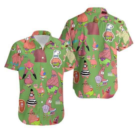 Funny Patrick Star Hawaiian Shirt