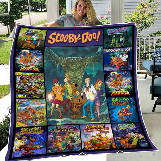 Scooby Doo Quilt , Scooby Doo Fleece Blanket