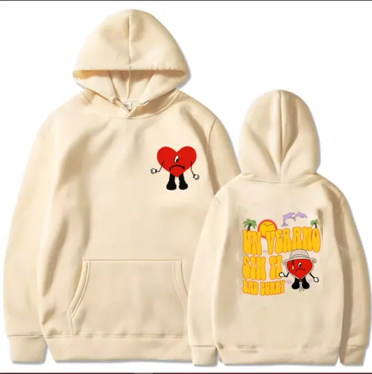 2 sided hoodie, Bad Bunny Un Verano Sin Ti Graphic Hoodie, gift for fans