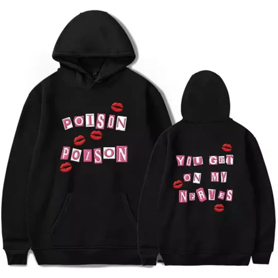 two sided hoodie, Reneé Rapp POISON POISON Hoodie, renee rapp shirt US size