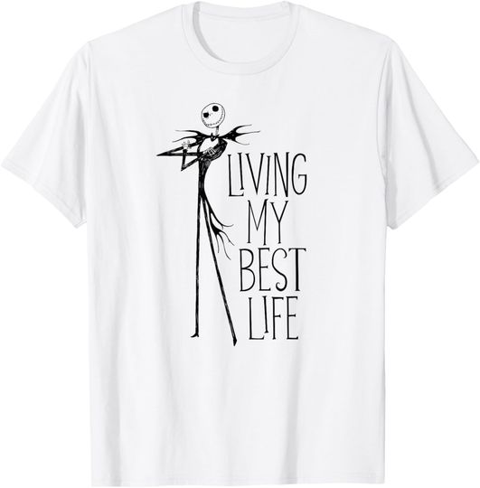 Nightmare Before Christmas Jack Living My Best Life T-Shirt, Nightmare Before Christmas T-Shirt