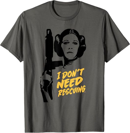 Star Wars Princess Leia Escape I Don't Need Rescuing T-Shirt, Star Wars T-Shirt