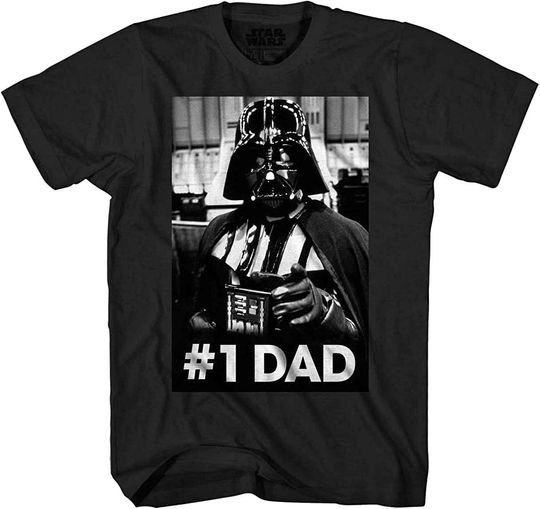 STAR WARS Darth Vader Number 1 Dad Best Father T-Shirt, Star Wars T-Shirt