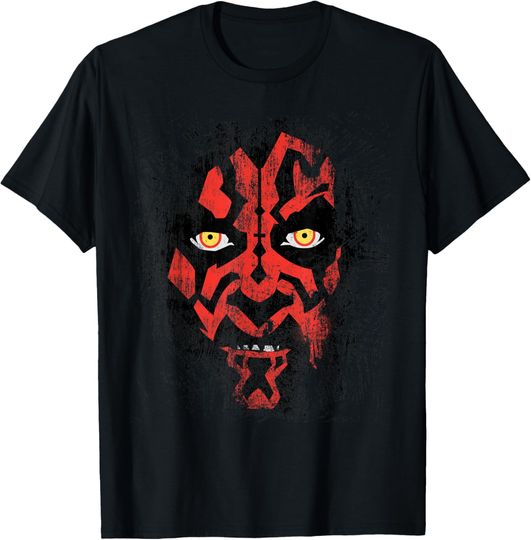 Star Wars Darth Maul Weathered T-Shirt, Star Wars T-Shirt