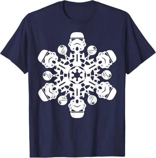 Star Wars Stormtrooper Christmas Snowflake T-Shirt, Star Wars T-Shirt