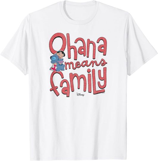 Lilo & Stitch Ohana Means Family Retro T-Shirt, Stitch T-Shirt