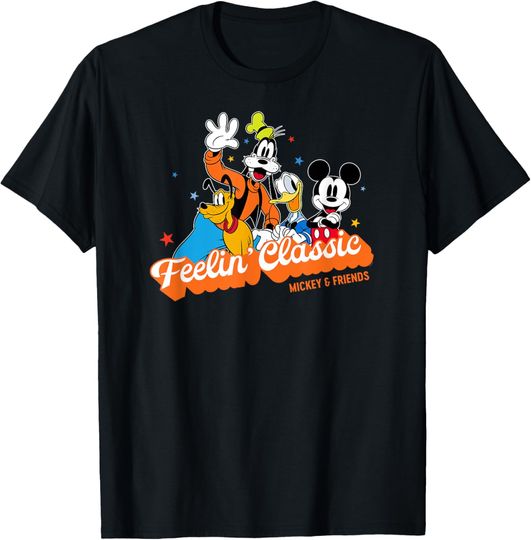 Discover Disney Mickey & Friends Feelin’ Classic Retro T-Shirt
