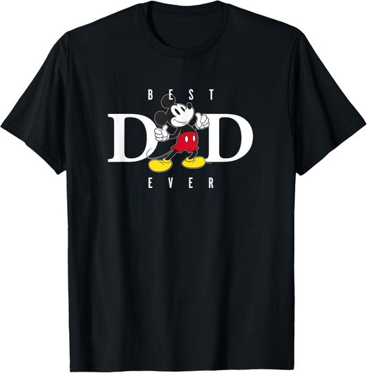 Disney Mickey Mouse Best Dad Ever T-Shirt