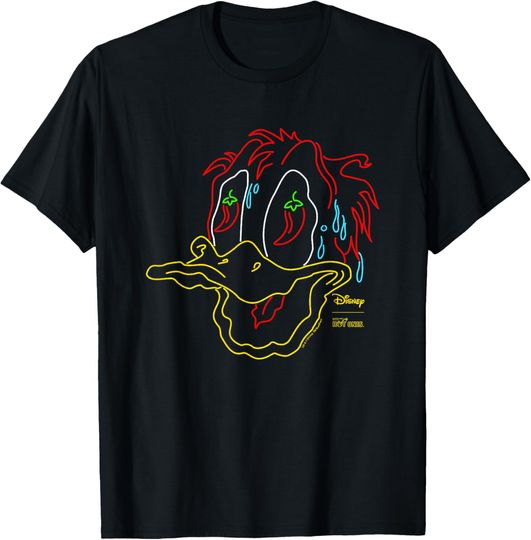 Disney Donald Duck Neon Line T-Shirt, Donald Duck T-Shirt