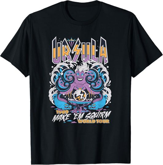 Disney The Little Mermaid Ursula World Tour Band T-Shirt, The Little Mermaid T-Shirt