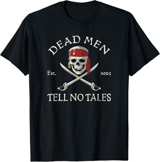 Disney Pirates of the Caribbean Dead Men Tell No Tales T-Shirt, Pirates T-Shirt