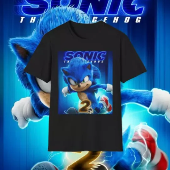 Sonic The Hedgehog 3 Tails Shadow Knuckles Unisex T-Shirt