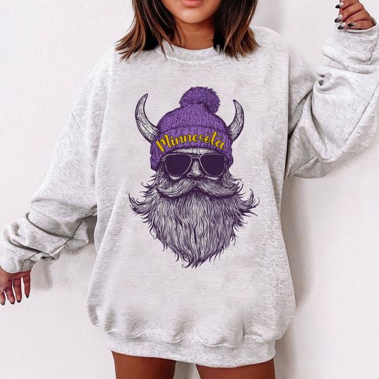 Minnesota Football Sweatshirt, Retro Sports Fan Sweatshirt