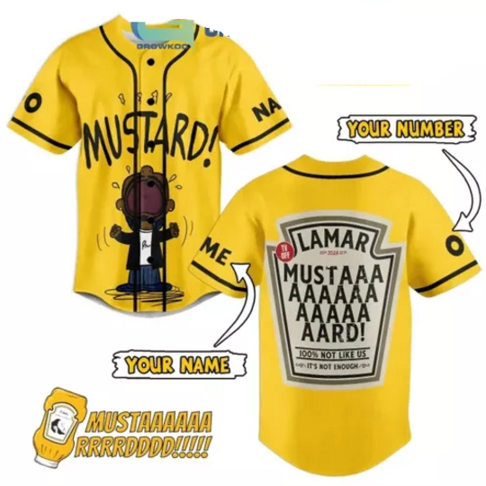 Discover Kendrick Lamar Mustard Not Like Us Not Enough Personalized Jersey