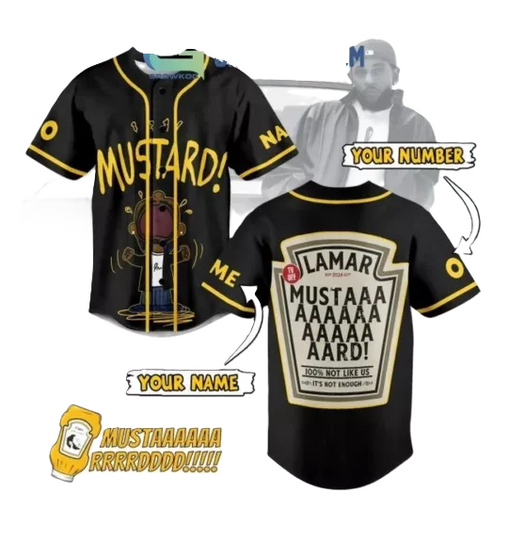 Kendrick Lamar Mustard Not Like Us Not Enough Personalized Jersey