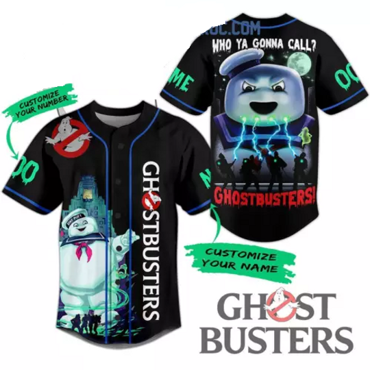 Ghostbusters Baseball Jersey - custom jersey