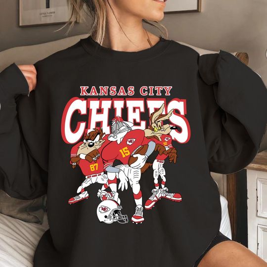 Go Rams Looney Tunes Football football Champions Unisex Sweatshirt ,  Game Day Sweatshirt , Football Gifts