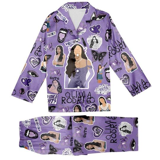 Olivia Rodrigo Guts New Album Pajamas Set, Olivia Rodrigo Pajamas Sets