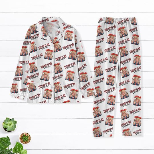 Trump Valentine Pajamas, Trump Is My Valentine Pajamas Set, Trump Lover Shirt, Valentine Trump Shirt, Lovely Trump Pants