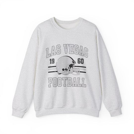 Vintage Style Distressed Las Vegas Raiders Football Sweatshirt, football Crewneck Jumper, Retro Sports Raiders Fan Gift, Las Vegas Football