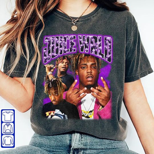 Legend Never Die Juice WRLD Vintage 90s Bootleg Rap Style Unisex T-Shirt 17au08