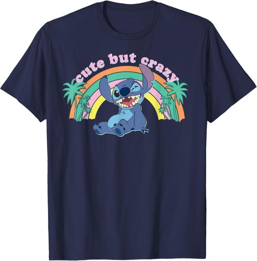 Discover Disney Lilo & Stitch Cute But Crazy T-Shirt, Stitch T-Shirt
