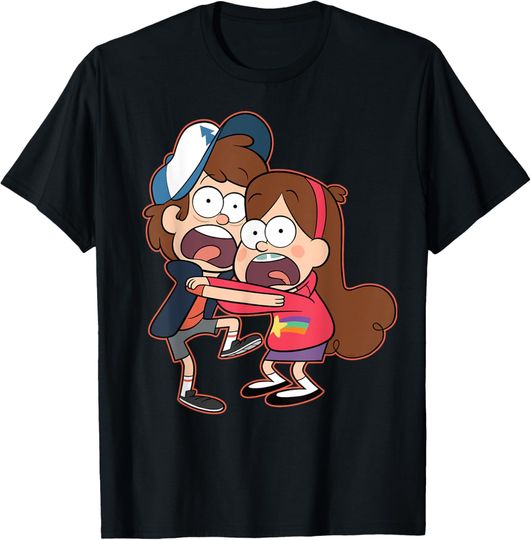 Disney Gravity Falls Dipper and Mabel Pines T-Shirt, Gravity Falls T-Shirt
