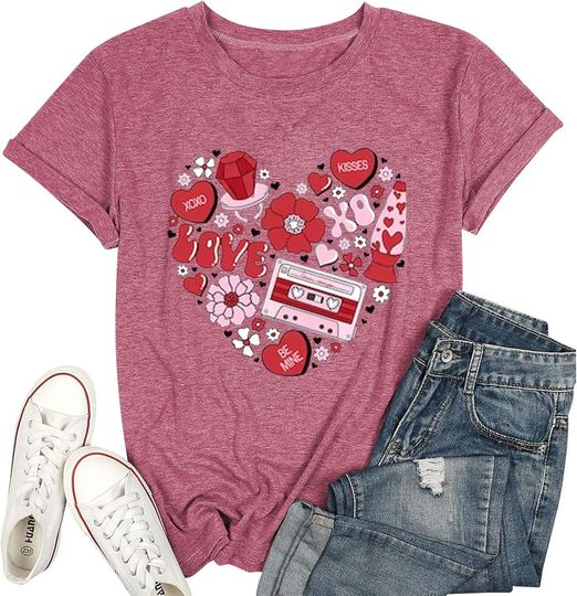 Binval Romantic T-Shirts, Valentines Day T-Shirt