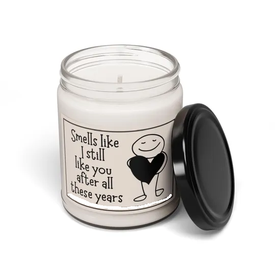Valentine Candle Gift, Valentines gift for him