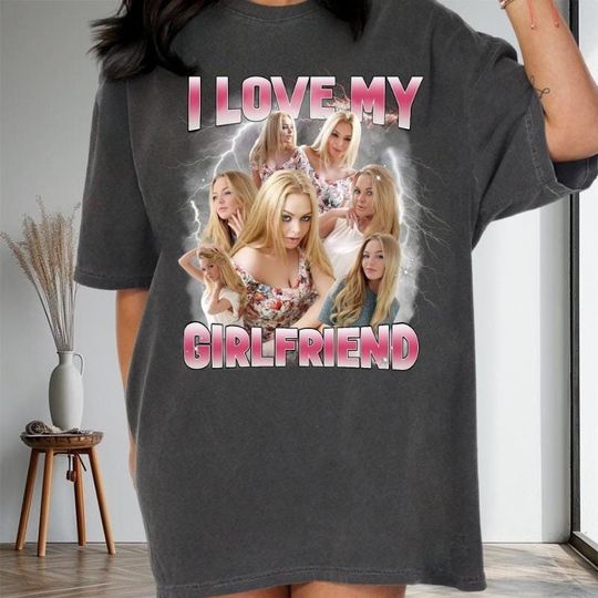 I Love My Girlfriend Shirt Custom, Girlfriend Bootleg Shirt, Custom Boyfriend Shirt Shirt With Girlfriend Face Custom Your Own Bootleg Shirt