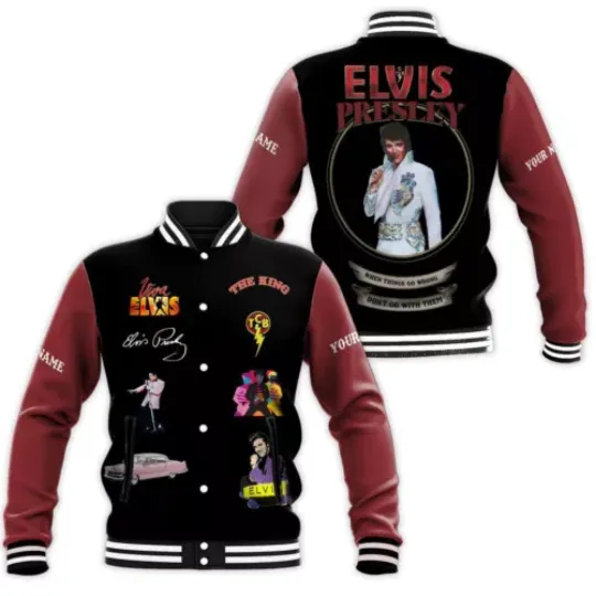 Elvis Presley Baseball Jacket, Elvis Presley Tour 2024 Jacket